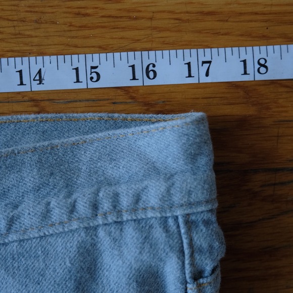 NAKED & FAMOUS DENIM Super Guy Stone Blue Recycled Selvedge Jeans Mens Size 34 - Picture 7 of 14